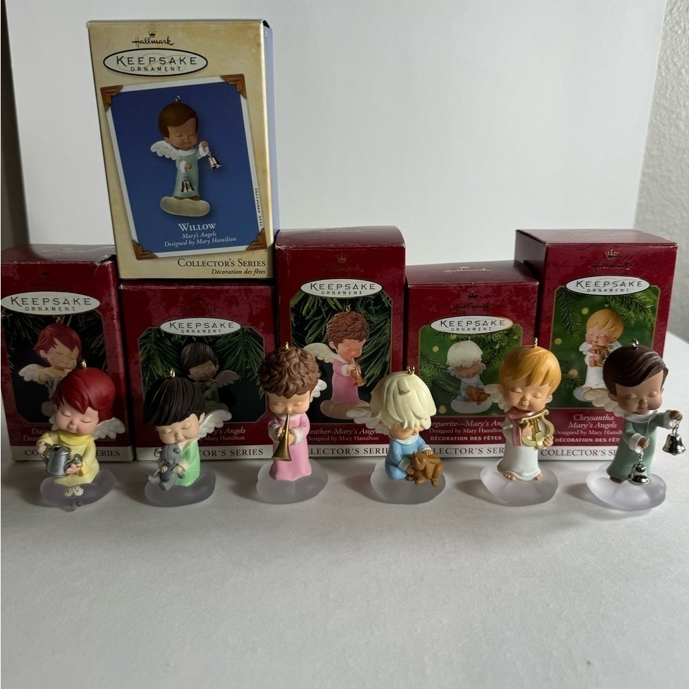 Hallmark Keepsake MARY'S ANGELS SERIES ORNAMENTS 10-15 X6 Lot